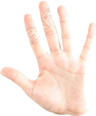 floating hand waiting for an high five